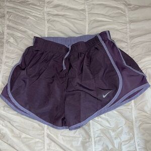 Nike Purple Athletic Running Shorts Lightweight Moisture-Wicking